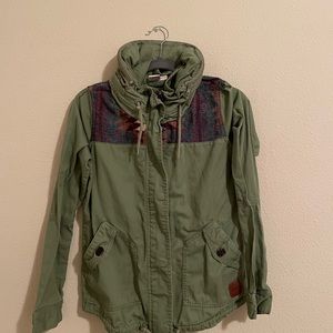 Roxy Green “Combat” Jacket Size XS